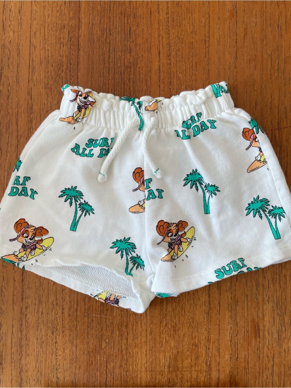 ZARA Paw Patrol Surf All Day Kids Shorts Size 18-24M